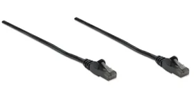 Intellinet čierna / Patch kábel / Cat6 U/UTP / RJ45-RJ45 / 10 m (343794)