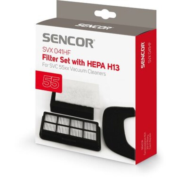 Sencor SVX 041HF / Sada filtrov pre Sencor SVC 55x (8590669296392)