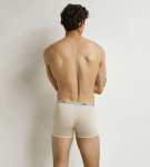 Pánske boxerky z organickej bavlny 3ks DIM COTTON STRETCH BIO BOXER 3x - DIM - zelené L