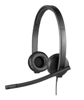 Logitech H570e čierna / slúchadlá s mikrofónom / USB-A / kábel 1.9 m / pre MS Teams (981-001426)