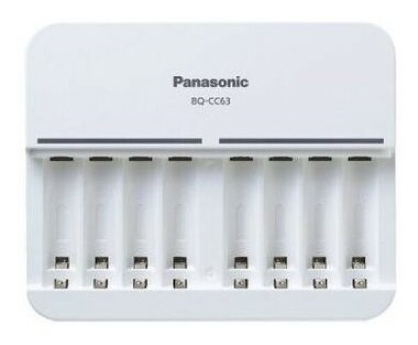 Panasonic BQ-CC63E Eneloop SMART nabíjačka / pre AA x 1-8 Batérií a AAA x 1-8 Batérií (BQ-CC63E)