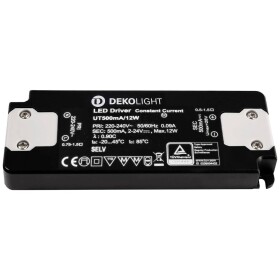 Deko Light FLAT, CC, UT LED driver konštantný prúd 12 W 0.50 A 2 - 24 V/DC; 862225