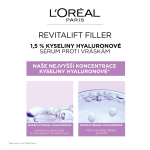 L'Oreal Paris Revitalift Filler 1,5% HA