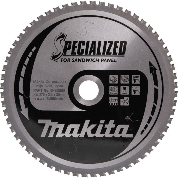 Makita B-33598 B-33598 pílový kotúč 1 ks; B-33598