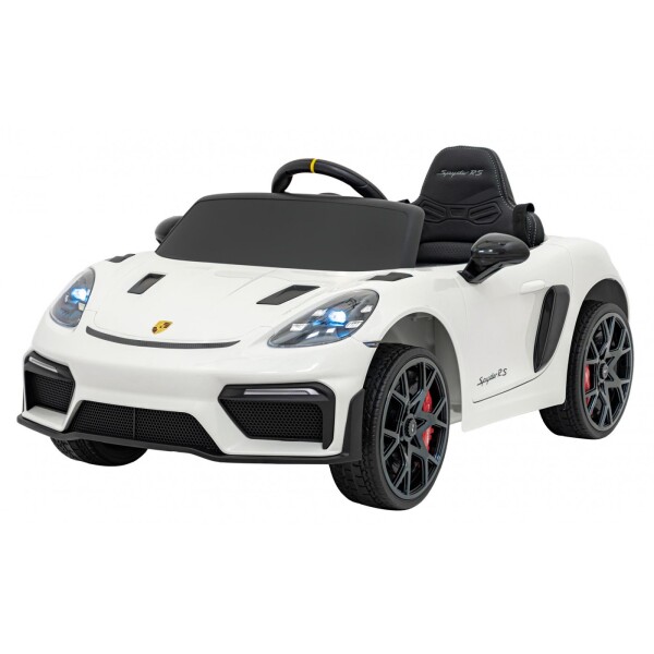 Mamido Elektrické autíčko Porsche Spyder RS ​​718 biele