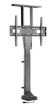 Equip 650606 čierna / Motorizovaný stojan TV / 37 "-65" / VESA 600x400 / nosnosť 50 kg / elektrické nastavenie výšky (650606)