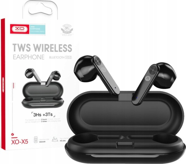 XO XO wireless earbuds X5 TWS, black