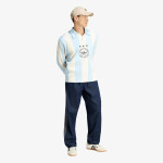 Tričko adidas Graphic Long Sleeve Polo Shirt Ice Blue S