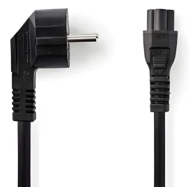 Nedis CEGB10100BK20 čierna / Napájací kábel / Schuko uhlová - IEC-320-C5 / 10 A / 2 m (CEGB10100BK20)