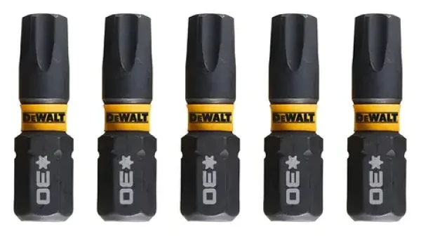 DeWalt Extreme Torx / Sada bitov / T30 / 25 mm / 5 ks (DT7384T)