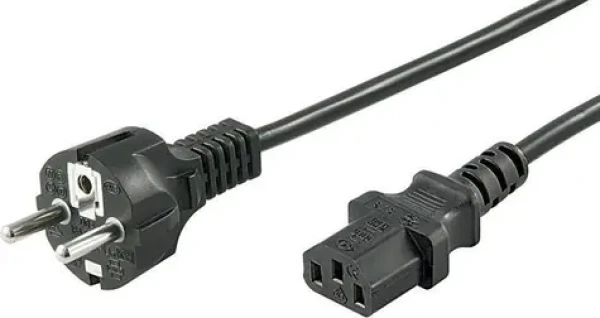 MicroConnect Sieťový napájací kábel Schuko - C13 1m čierna (PE020410)