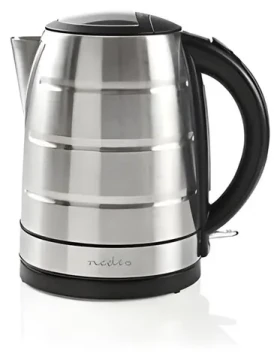Nedis Rýchlovarná kanvica 1,7 l nerez / Rýchlovarná kanvica / Nerezová / Objem 1,7 l (KAWK210EAL)