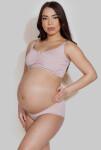 Dámske nohavičky Mitex Mama Pánty Flowers béžová XXL