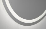 SAPHO - NYX guľaté zrkadlo s LED osvetlením, priemer 50cm NY500