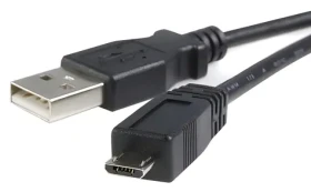StarTech USB-A na Micro-USB B čierna / Kábel / 3 m / 480 Mbit/s (UUSBHAUB3M)