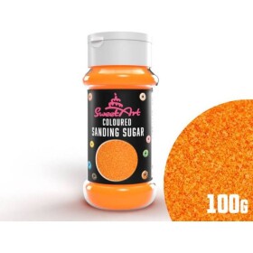 SweetArt dekoračný cukor oranžový (100 g) - dortis - dortis