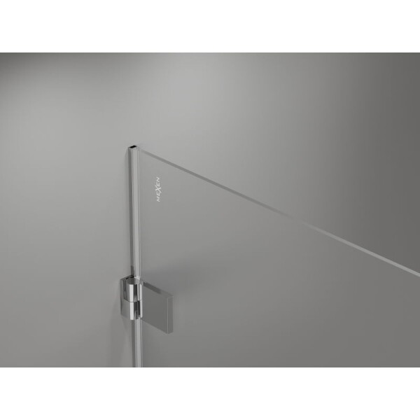 MEXEN/S - Lunar-B L sprchový kút dvere krídlové pravá 100 x 80, transparent, chróm 832L-100-080-01-00-P