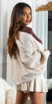 Sexy Musthave Oversized Chunky Knit Cardigan Einheitsgroesse