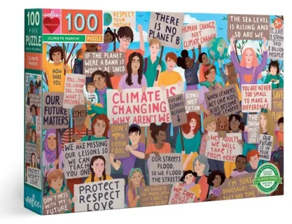 EEBOO Puzzle Protest za ochranu klímy