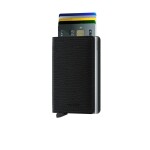 Kožená mini peňaženka Secrid Slimwallet Rango Black