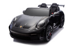Mamido Mamido Elektrické autíčko Porsche 911 GT3 XXL | 24V14Ah | 12km/h | Nafukovacie kolesá | 2x320W | Pre 2 deti | Lakované čierne