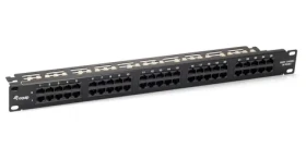 Equip / Patch panel / 50 portov / Cat3 / UTP / 1U / čierna (125295)