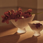 Ferm Living Designová misa Fountain Glass Frosted Small