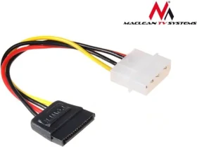 Maclean MCTV-633 / Napájací kábel / Molex - SATA / 0,15 m (MCTV-633)