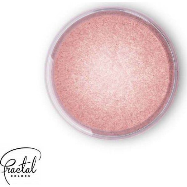 Dekoratívna prášková perleťová farba Fractal - Dream Rose (2,5 g) - dortis - dortis
