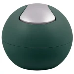 Spirella BOWL MATT mini výklopný odpadkový kôš 1 L matný tmavo zelený / plast (7610583208569)