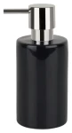Spirella TUBE dávkovač mydla čierny / keramika / 300 ml