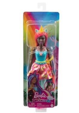 Mattel HGR18/HGR19 Barbie Dreamtopia - Bábika jednorožca s červenými vlasmi