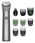 Philips Multigroom series 5000 MG5931/15 svetlo šedá / Zastrihávač / 10 v 1 / vodeodolný / 120 min prevádzky (MG5931/15)