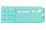 GOODRAM UME3 CARE USB 3.0 64GB zelená / Flash disk / USB-A 3.0 / čítanie: 60MBs / zápis: 20MBs (UME3-0640CRR11)