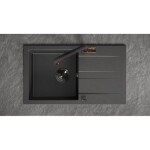 Kuchinox - SHIRE granitový drez 1-kom s odkvapkávačom SBS_711Y