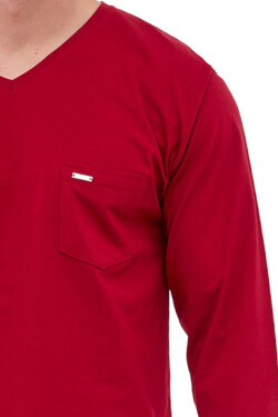 Pánske pyžamo 122/262 Gordon plus - CORNETTE bordó 3XL