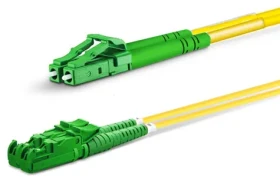 Equip E2000/APC-LC/APC žlutý / Optický patchkabel / Singlemode OS2 / Duplex / 20 m (255108)