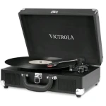 Victrola VSC-550BT čierna / Gramofón kufríkový / 33 45 78 RPM / BT / RCA / 3.5mm jack / repro (VSC-550BT-BLK-EU)