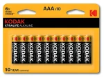 Kodak XTRALIFE AAA / Alkalická batéria / 10 ks (KOD-LR3XTBL10)