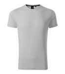 Exkluzívne pánske tričko silver gray S