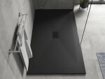 MEXEN/S - Hugo sprchová vanička SMC 160x100, čierna, krytka čierna 42701016-B