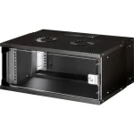 Digitus SOHO PRE čierna / Nástenný rozvádzač / 19" / 4U / nosnosť 60 kg (DN-49201)
