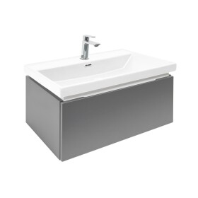 Kúpeľňová skrinka s umývadlom a batériou SAT Feel 60x30x44, 8 cm antracit mat SATFEEL60ANTU4BA SATFEEL60ANTU4BA