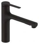Hansgrohe Zesis M33 160 matná čierna / Drezová batéria / výsuvná spŕška / MagFit / ComfortZone 160 (74801670)