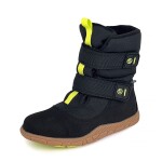 Chlapčenské zimné barefoot topánky s membránou VIKI Black Bugga B00212-10 - 33
