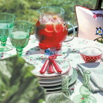 GREEN GATE Porcelánový tanier Berry White