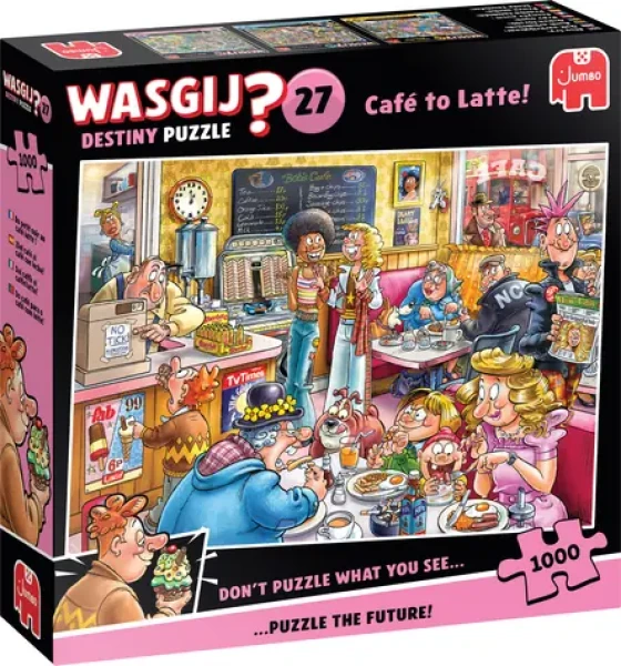 JUMBO Puzzle WASGIJ Destiny 27: Kaviareň Latte!