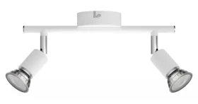Philips Limbali biela / Bodové svietidlo / 2x GU10 / 50W / bez zdroja / IP20 (SKL000407622)