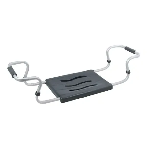 MSV sedátko do vane nastaviteľné šedé / oceľ / 50-70 cm / do 120 kg (3700703903178)