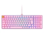 Glorious GMMK 2 Full-Size Keyboard - Fox switches ružová / herná klávesnica / Glorious Fox / USB-C / 1.8 m / DE Layout (GLO-GMMK2-96-FOX-ISO-P-DE)